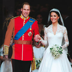 Royal Wedding dress with Cluny Lace inserts